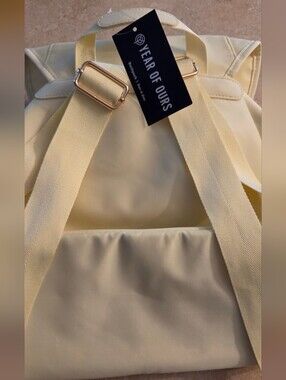 Year of Ours Baby Yellow Backpack NWT
